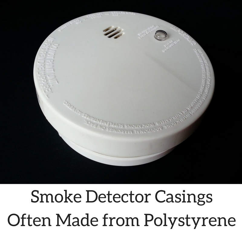 Smoke Detector Casings often Made from Polystyrene